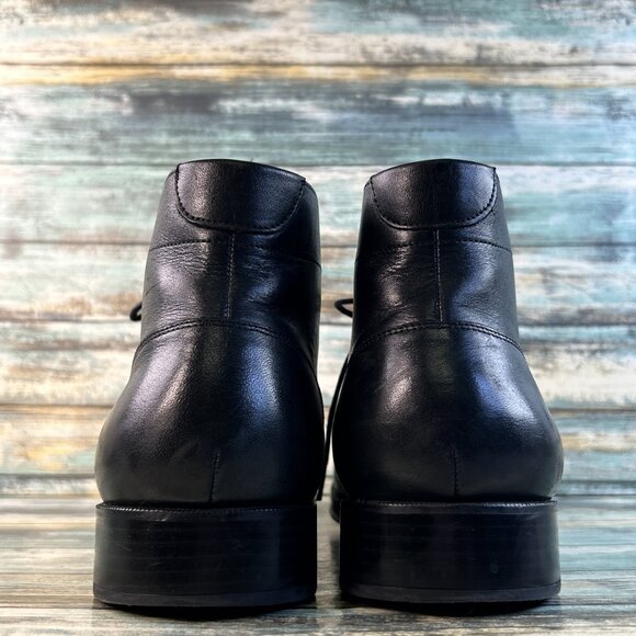 Cole Haan Grand O.S Chukka Boot Mens 11M Black Leather Dress Work Lace Up Combat main image 8